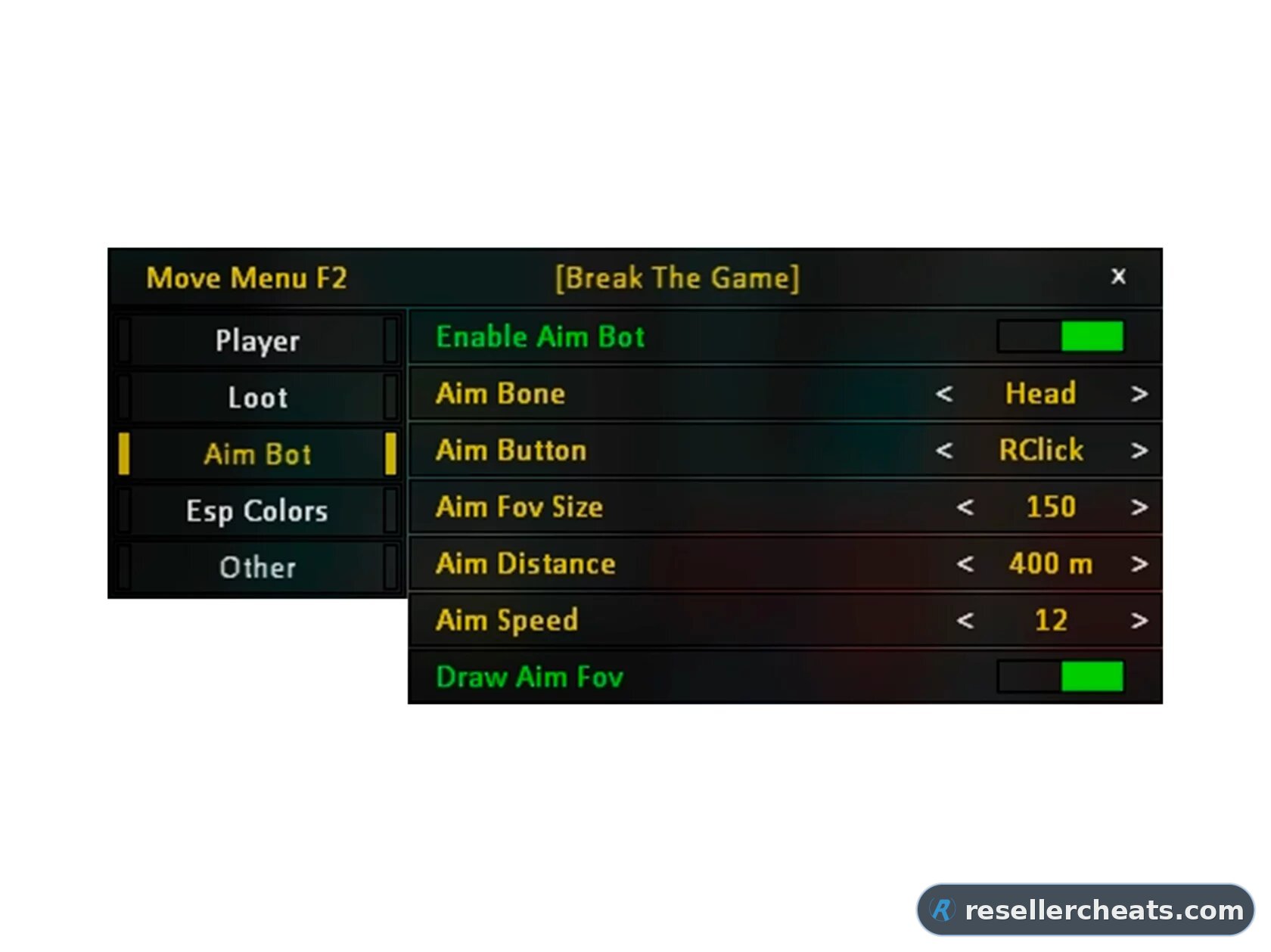 Cheat screenshot BTG для Apex Legends